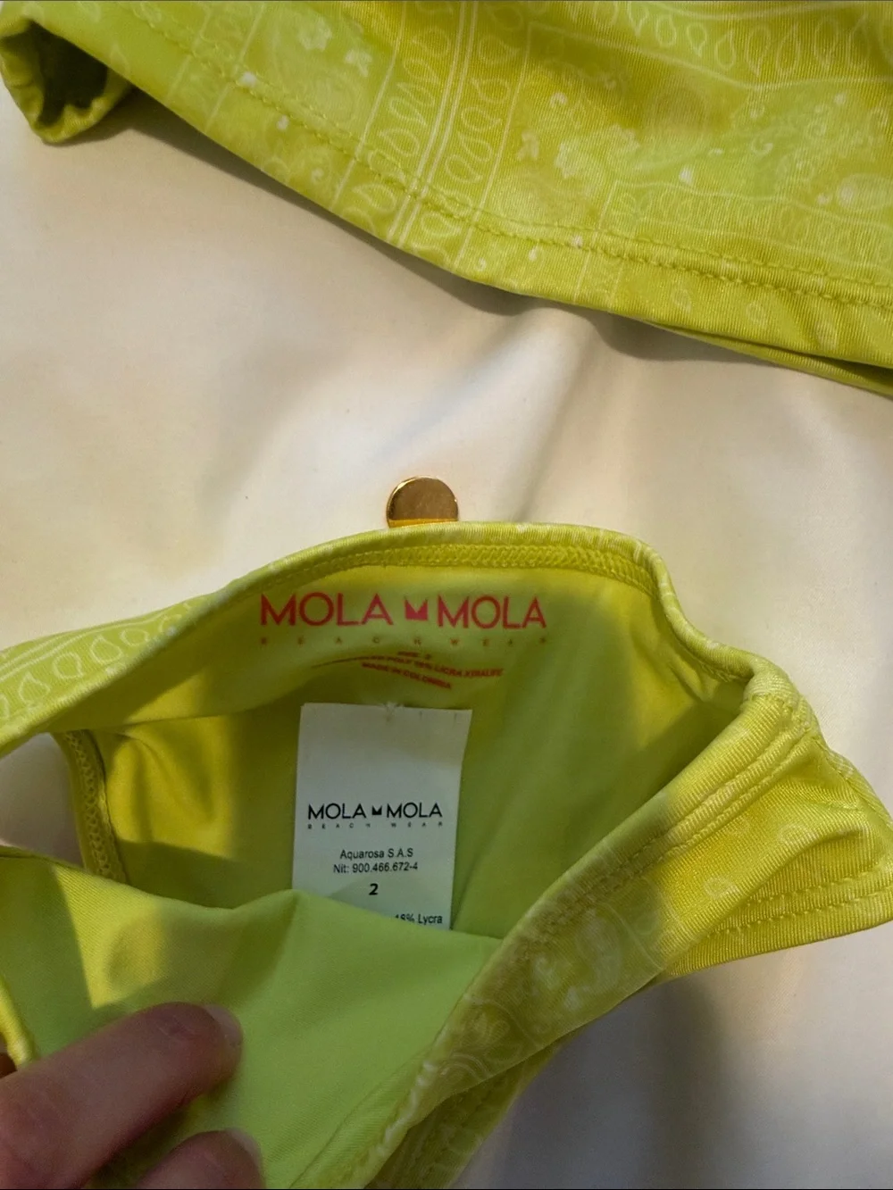 Molo Lime Green Long-Sleeve Kids Rashguard Set